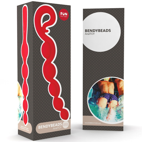Стимулятор анальный Fun Factory Bendybeads красный фото 5
