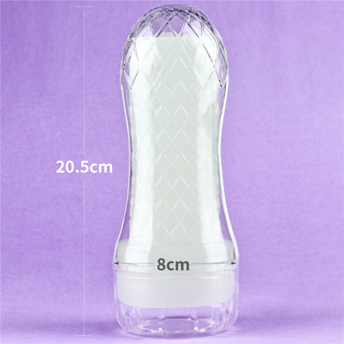 Прозрачный мастурбатор светящийся в темноте Lumino Play Pocketed Masturbator фото 2