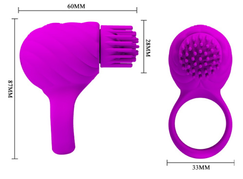 Эрекционное кольцо с ротацией Pretty Love Georgia фото 5