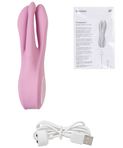 Вибростимулятор клитора и половых губ Satisfyer Threesome 1 Pink фото 11