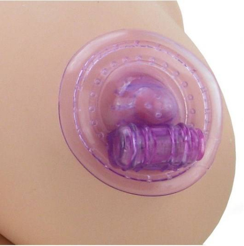 Вибронакладки на соски Pleasure Cupz фиолетовые фото 2