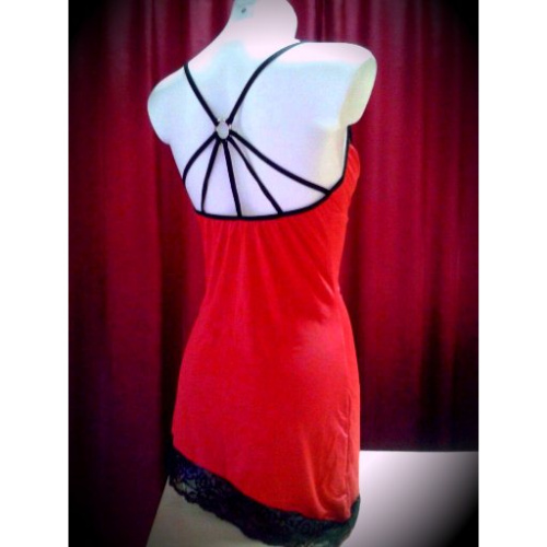 Красная сорочка Cora S/M фото 3