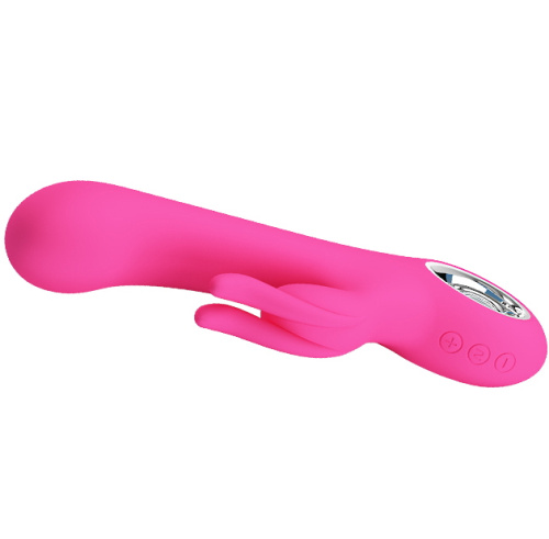 Перезаряжаемый вибратор Pretty Love Carina с клиторальной стимуляцией розовый фото 4