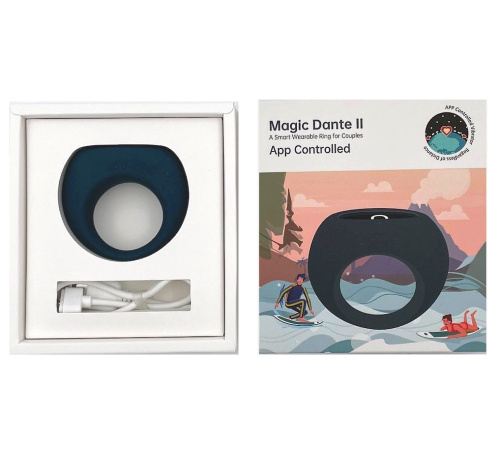Эрекционное смарт-виброкольцо с датчиком движения Magic Motion Dante II фото 10