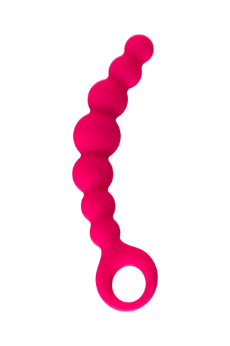 Розовая анальная цепочка фото 3