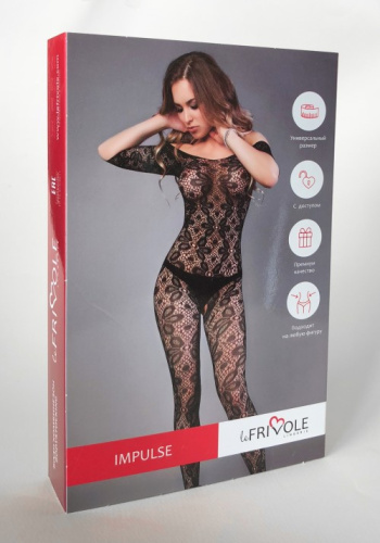 Боди-комбинезон черный с цветочным рисунком фото 3