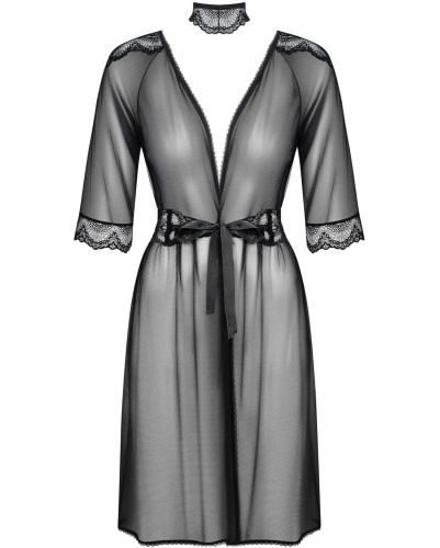 Прозрачный пеньюар с чокером Lucita L/XL фото 3