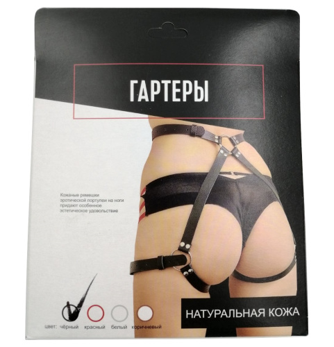Кожаные гартеры на ноги фото 5