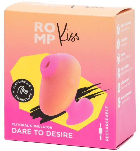 Бесконтактный мини-стимулятор клитора Romp Kiss фото 21