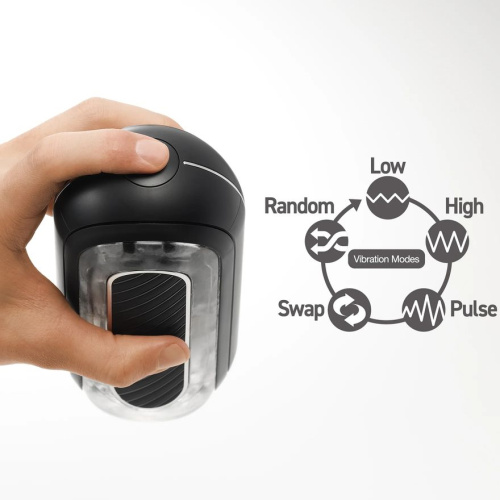 Мастурбатор Tenga Flip Zero Gravity с вибрацией черный фото 7