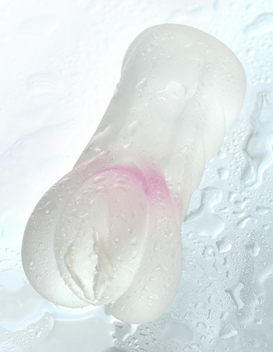 Прозрачный мастурбатор Juicy Pussy Crystal Rose фото 7