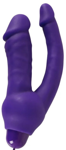 Двойной вибратор фиолетового цвета Double Pleasure фото 2