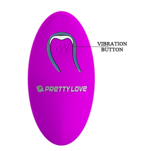 Виброяйцо Pretty Love Hyper Egg со сменной насадкой и беспроводным управлением фото 8