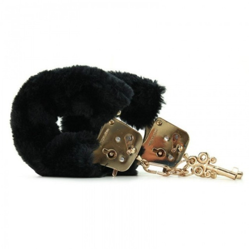 Наручники FF Gold Deluxe Furry Cuffs фото 5