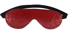 Красная маска с мягкой подкладкой на резинке