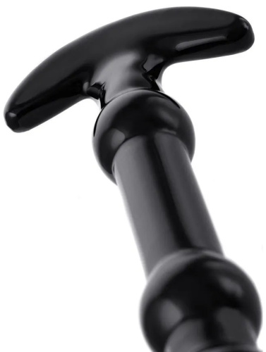 Нереалистичный анальный плаг из стекла Sexus Glass 19 см фото 4