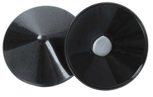 Черные металлические круглые пэстисы фото 3