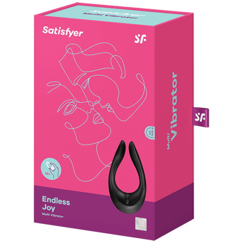 Многофункциональный вибратор для пар Satisfyer Endless Joy черный фото 6
