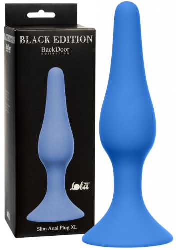 Анальная втулка Slim Anal Plug XL Blue