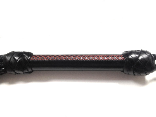 Кожаная плеть семихвостка с длинными кончиками фото 3