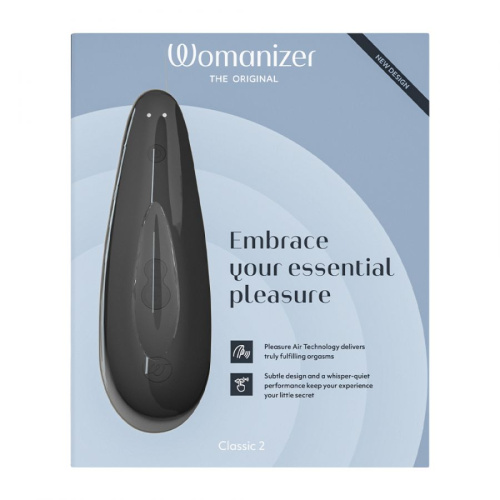 Бесконтактный клиторальный стимулятор Womanizer Classic 2 черный фото 9
