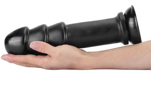 Черный фаллоимитатор X-Men Butt Plug 28 см фото 2