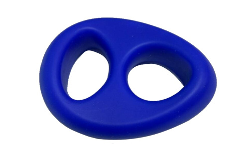 Двойное эрекционное кольцо x-men голубое фото 2
