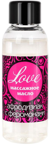 Массажное масло с феромонами Love 50 мл фото 2