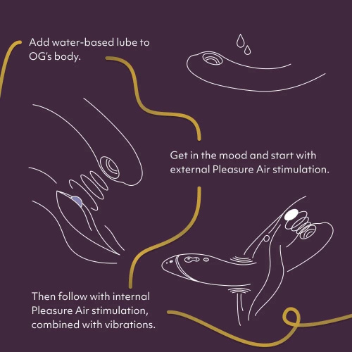 Вакуумный стимулятор точки G с вибрацией Womanizer OG черный фото 10