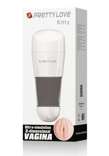 Мастурбатор-вагина в колбе Pretty Love Kitty фото 8