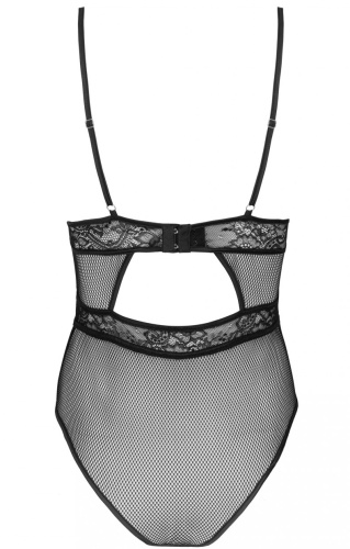 Соблазнительное боди в сеточку детализированное кружевом Finasan S/M фото 5