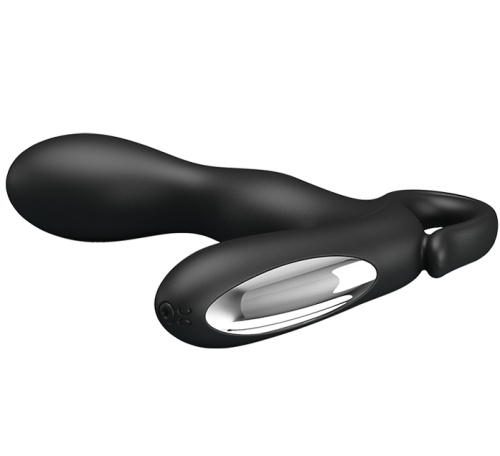 Перезаряжаемый черный вибростимулятор простаты Pretty Love Barrack фото 4