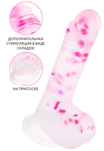 Прозрачный фаллоимитатор Crowley 18 см фото 2