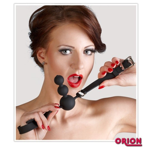 Силиконовый кляп-шарики Bad Kitty фото 2