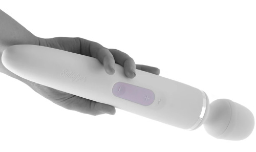 DEMO Вибромассажер перезаряжаемый Satisfyer Wand-er Woman, белый фото 3