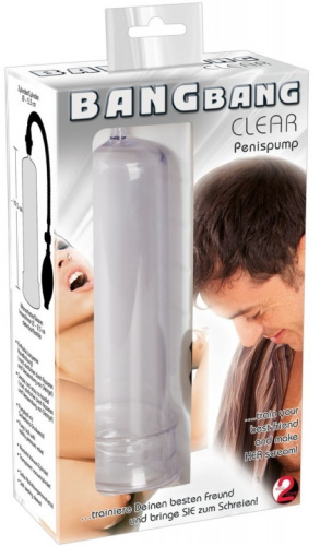 Вакуумная помпа для пениса Bang Bang Сlear фото 7
