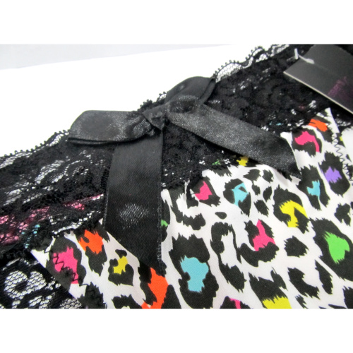 Трусики-тонг на широкой ажурной резинке white L фото 2