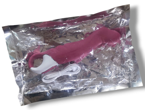 DEMO Розовый вибратор Satisfyer Vibes Petting Hippo для точки G фото 9