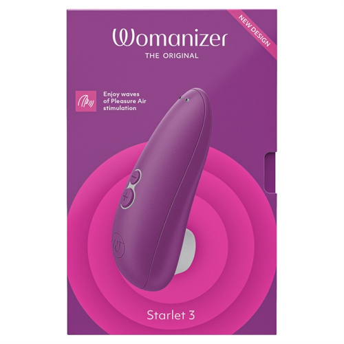Компактный бесконтактный стимулятор клитора Womanizer Starlet 3 Violet фото 11