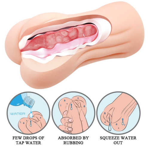 Компактный мастурбатор с эффектом выделения смазки фото 7