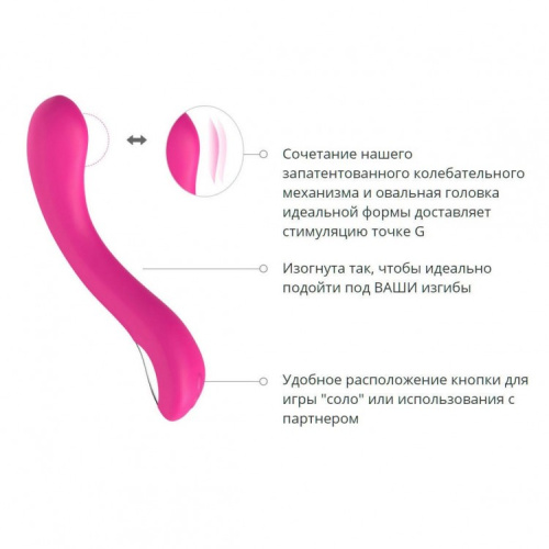 Пульсирующий смарт-вибратор для точки G Lovense Osci 2 фото 4