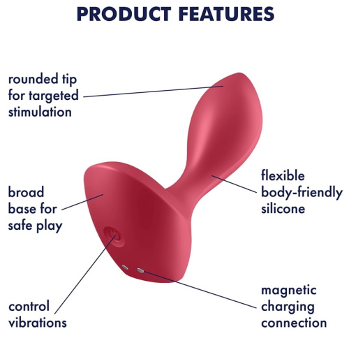 Вибромассажер простаты Satisfyer Backdoor Lover красный фото 11