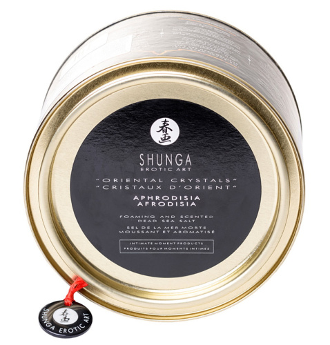 Соль мёртвого моря Shunga Bath Salts Aphrodisia + свеча 600 гр фото 3
