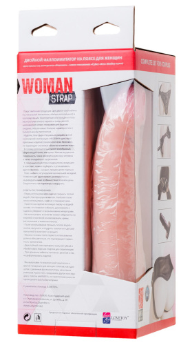 Cтрапон с вагинальной втулкой на регулируемых трусиках Woman Strap фото 20
