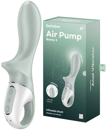 Расширяющийся анальный вибратор Satisfyer Air Pump Booty 3