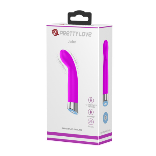 Вибромассажер для точки G Pretty Love John фиолетовый фото 8