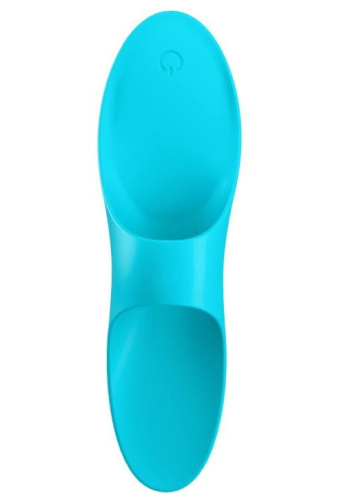 Клиторальный вибромассажер на палец Satisfyer Teaser голубой фото 6