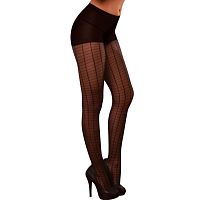 Фантазийные колготки в квадратик