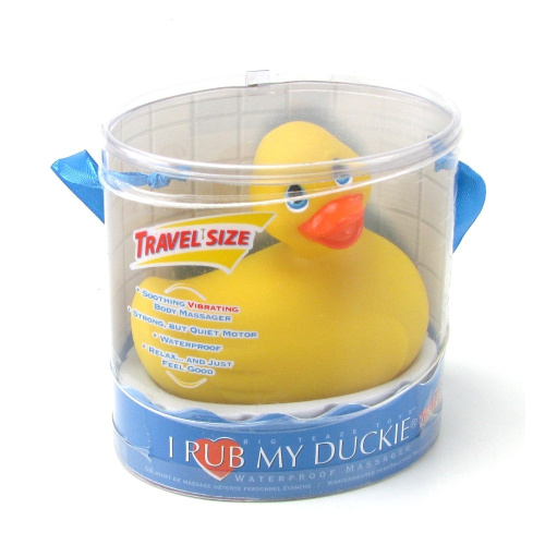 Вибратор утенок I Rub My Duckie желтый фото 4