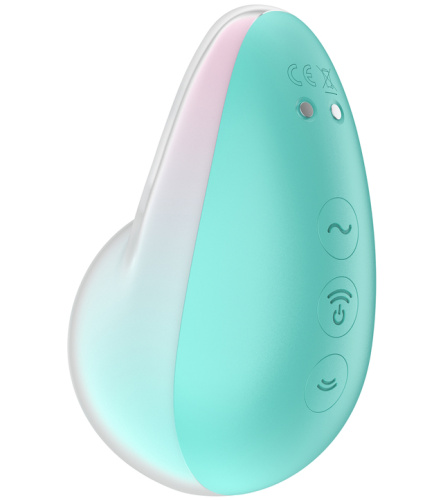 Вакуумно-волновой стимулятор с вибрацией Satisfyer Pixie Dust мятно-розовый фото 5